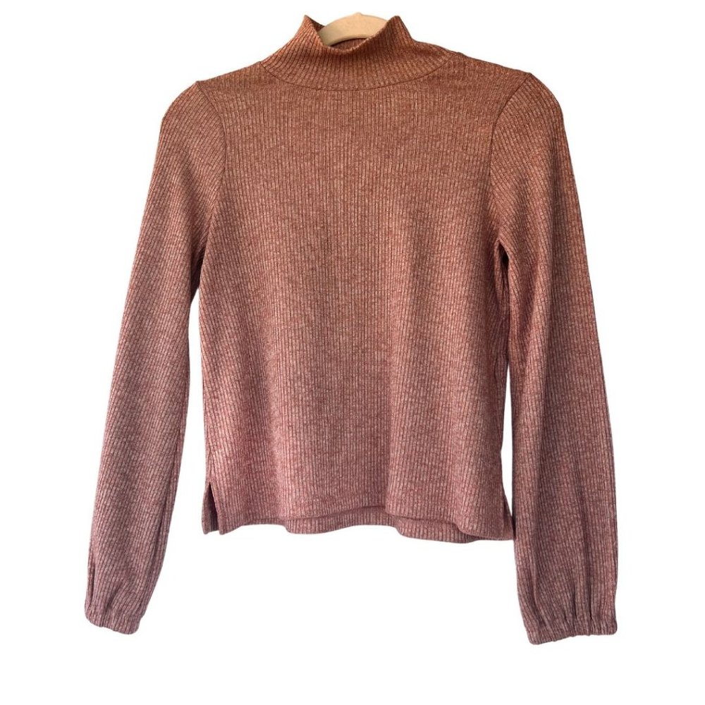 Madewell Cotton-Rib Turtleneck
